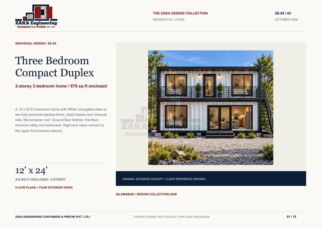 Three Bedroom Compact Duplex catalogue cover